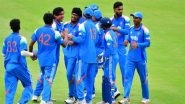India U-19 Defeat South Africa U-19 By 25 Runs Via DLS Method in 1st Youth ODI; Harvansh Pangalia, RS Ambrish Help Ayush Mhatre and Co to Secure 1-0 Lead in Series India U-19 Defeat South Africa U-19 By 25 Runs Via DLS Method in 1st Youth ODI; Harvansh Pangalia, RS Ambrish Help Ayush Mhatre and Co to Secure 1-0 Lead in Series