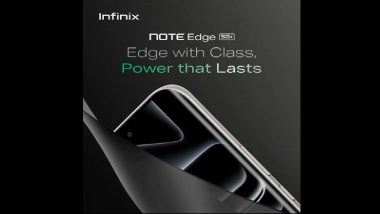 Infinix Note Edge 5G Launch on January 19 in Indonesia, India Launch Expected Soon; Check Specifications and Features