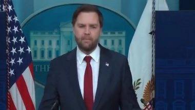 US Vice President JD Vance Says He Is &lsquo;Very Involved&rsquo; in Venezuela Planning, Denies Exclusion Claims (Watch Video)
