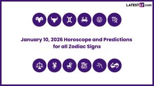 Today's Daily Horoscope and Zodiac Predictions: January 10, 2026.