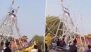 Jhabua Amusement Ride Collapse Video: 14 Schoolchildren Injured After Dragon Swing Collapses at &lsquo;Maharaj No Melo&rsquo; Fair in Madhya Pradesh