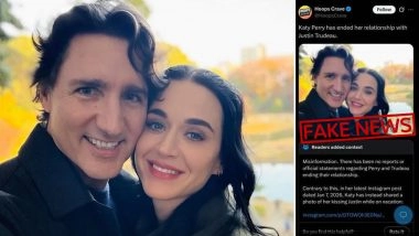 Fact Check: Katy Perry and Justin Trudeau Breakup Rumours &ndash; True or False?