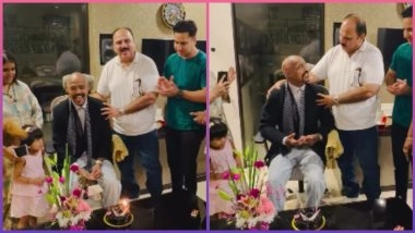 Vinod Kambli Celebrates 54th Birthday With Friends and Family (Watch Video)