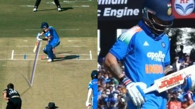 Virat Kohli Wicket Video: Watch Kristian Clarke Remove Star India Batter Off A Regular Delivery In IND vs NZ 2nd ODI 2026