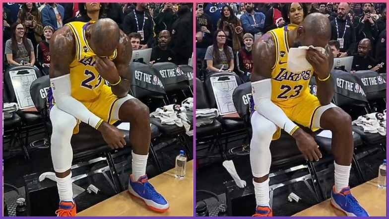 NBA 2025-26: LeBron James in Tears During Emotional Video Tribute in Cleveland Homecoming