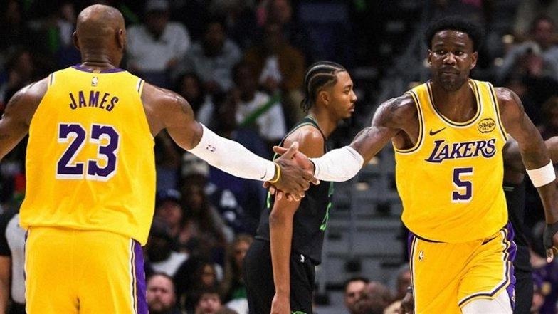 NBA 2025-26 Free Live Streaming Online in India: Watch Los Angeles Lakers vs Milwaukee Bucks Basketball Match Live Telecast with Timing in IST