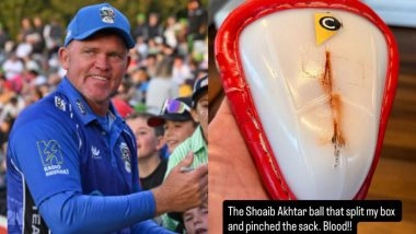 Ex-Kiwi Batter Lou Vincent Reveals Dramatic Image of Abdomen Guard Broken by Shoaib Akhtar's Delivery