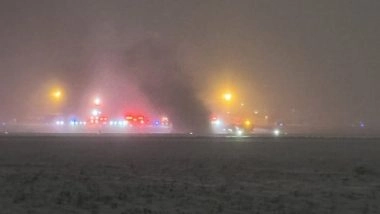 Maine Plane Crash: Private Bombardier Challenger 650 Aircraft Carrying 8 Crashes at Bangor International Airport