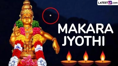 Makara Jyothi 2026 Live Streaming: Watch Makaravilakku Flame Online From Sabarimala Temple in Kerala