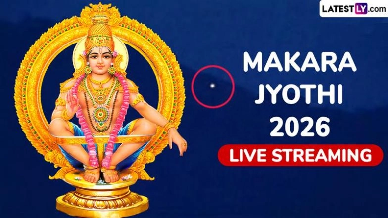 Makara Jyothi 2026 Live Streaming: Watch Deeparadhana, Makaravilakku Flame Online From Sabarimala Temple in Kerala