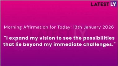 Daily Morning Affirmation for Today: 13th January 2026