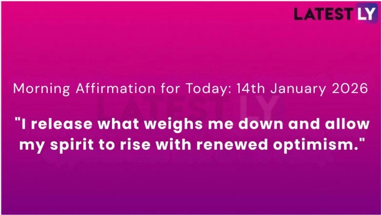 Daily Morning Affirmation for Today: 14th January 2026