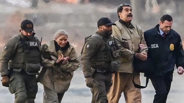 Venezuelan Leader Nicolas Maduro, His Wife Cilio Flores Brought to Federal Court in New York for Initial Hearing After Capture by US Forces