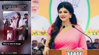Who Is Pamela Goswami? West Bengal BJP Leader Sparks Social Media Frenzy, Shares &lsquo;Relocating for You&rsquo; Posts by Fans