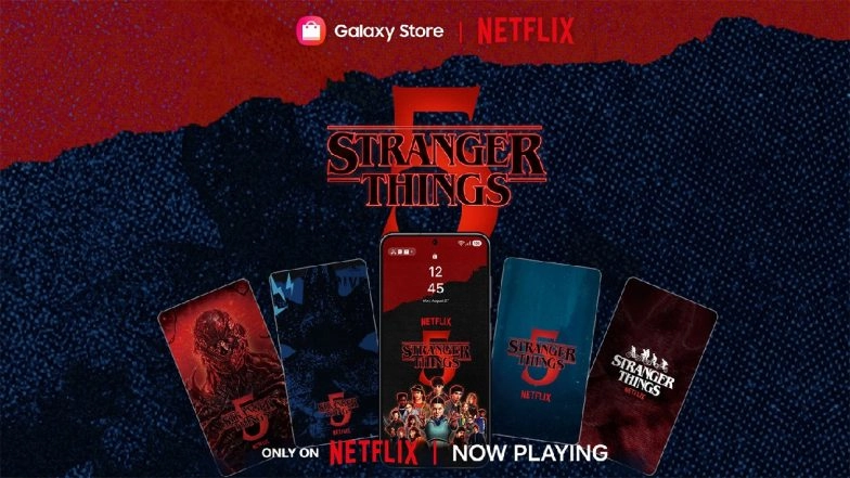 Samsung e Netflix lançam temas exclusivos do Galaxy ‘Stranger Things’ para comemorar o final da série Samsung e Netflix lançam temas exclusivos do Galaxy ‘Stranger Things’ para comemorar o final da série