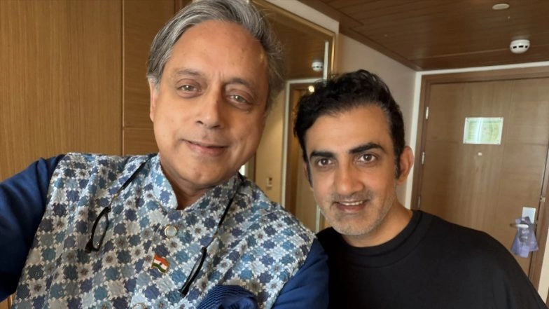 Shashi Tharoor Shares Appreciation Post for Gautam Gambhir, Calls Indian Men's Cricket Team Coach 'Man With the Toughest Job After PM' (See Pic)