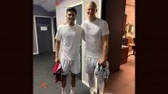 Shubman Gill Meets Erling Haaland; Star Footballer Gifts Signed Boots to Team India Cricketer (Watch Video)