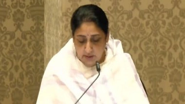 Sunetra Pawar Oath Ceremony: Ajit Pawar&rsquo;s Wife Sworn In As First Woman Deputy Chief Minister of Maharashtra at Lok Bhavan in Mumbai (Watch Video)