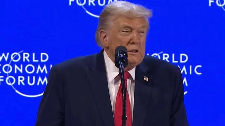 ‘I Stopped So Many Wars, Including India-Pakistan War’, Says US President Donald Trump at World Economic Forum in Davos