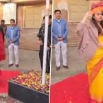 Tina Dabi Republic Day Video: IAS Officer Issues Clarification Over Salute Lapse During Flag-Hoisting Ceremony in Barmer