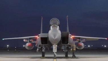 Operation Hawkeye Strike: US Launches Large-Scale Airstrikes Against ISIS Targets in Syria After Deadly Ambush (Watch Video)