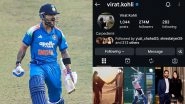 Virat Kohli&rsquo;s Instagram Account Back After &lsquo;User Not Found&rsquo; Glitch