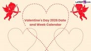 Valentine's Day 2026 Date and Week Calendar