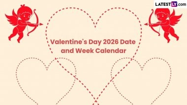 Valentine's Day 2026 Date and Week Calendar