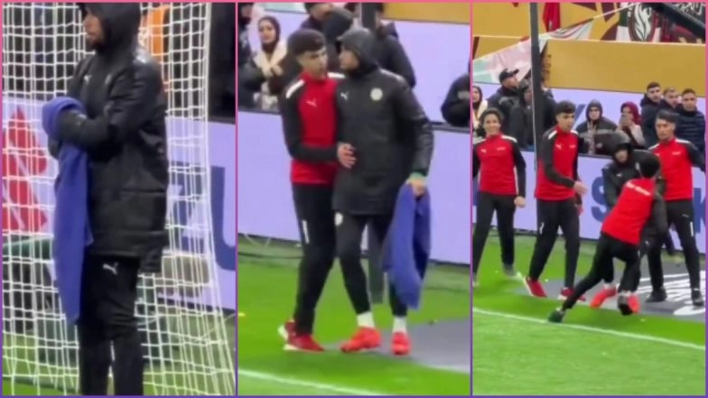 AFCON Final Towel War: Viral Videos Show Moroccan Players and Ball Boys Clashing With Senegal's Yehvann Diouf to Steal Edouard Mendy’s Towel