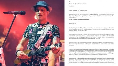 Zubeen Garg Death Case: Assamese Singer&rsquo;s Wife Garima Saikia Garg Writes to PM Modi Seeking Special Court Trial (See Post)