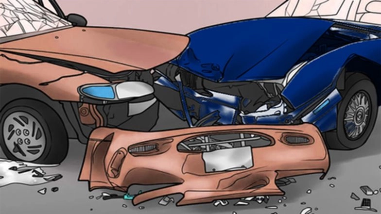 Gujarat Road Accident: 6 Killed, 3 Injured After High-Speed SUV Rams Into Stationary Truck on Deesa-Palanpur Highway in Banaskantha