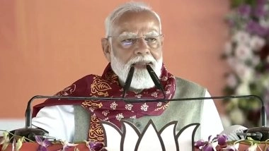 PM Modi in West Bengal: BJP Will Introduce &lsquo;One District, One Product&rsquo; Policy if Voted to Power, Says Prime Minister Narendra Modi at Public Rally in Singur (Watch Video)