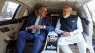PM Narendra Modi Shares Car Ride with German Chancellor Friedrich Merz, Signal Warm India-Germany Ties During Official Visit (See Pic)