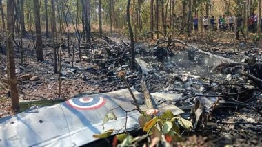 Plane Crash In Thailand: 2 Royal Thai Air Force Pilots Killed as AT-6TH Wolverine Training Aircraft Goes Down in Chiang Mai (Watch Videos)