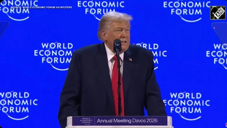 ‘Europe Is Not Heading in the Right Direction’: Donald Trump Criticises Europe at Davos 2026, Praises US Economic Growth and Policy Shifts (Watch Video)