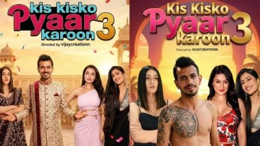 Yuzvendra Chahal Drops a Comment on Viral AI 'Kis Kisko Pyaar Karoon 3' Posters Featuring Dhanashree Verma, RJ Mahvash, Shefali Bagga Alongside the Cricketer