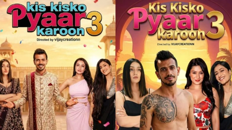 Yuzvendra Chahal Drops a Comment on Viral AI 'Kis Kisko Pyaar Karoon 3' Posters Featuring Dhanashree Verma, RJ Mahvash, Shefali Bagga Alongside the Cricketer