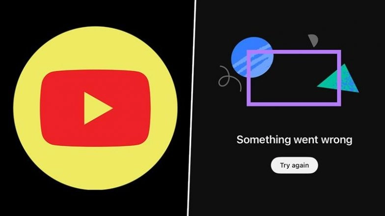 YouTube Down: Streaming Giant Faces Massive Global Outage As Thousands of Users Report ‘Something Went Wrong’ Error Across US and Beyond