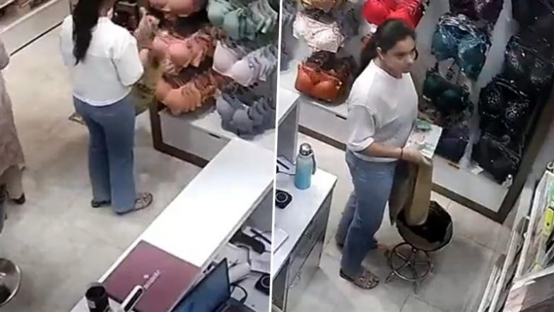 Undergarments Theft in Varanasi: 3 Women Caught on Camera Stealing INR 10,000 Worth of Innerwear, Probe Underway As Video Goes Viral