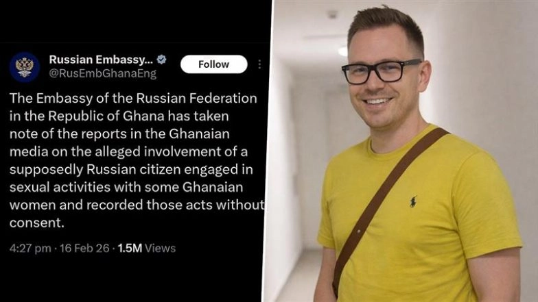 Russian Man Viral Videos With African Women: Russia's Embassy in Ghana Reacts To Allegations Against Vyacheslav Trahov 'Yaytseslav'