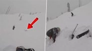 Heroic Rescue at Palisades Tahoe: Skiers Spot Buried Man Just in Time, Pull Him from Deep Snow; Video Goes Viral