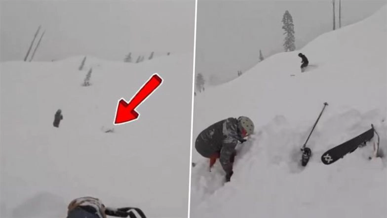 Heroic Rescue at Palisades Tahoe: Skiers Spot Buried Man Just in Time, Pull Him from Deep Snow; Video Goes Viral