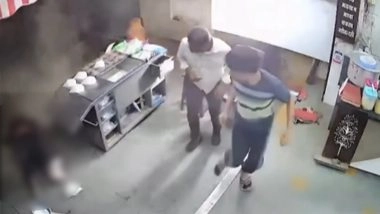 Indore: Woman Loses Balance, Falls From Balcony While Drying Clothes in Green Park Colony, Video Surfaces