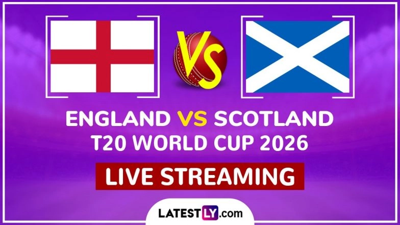 England vs Scotland Live Streaming and Free Telecast, T20 World Cup 2026 Match 23