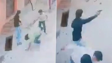 Murder Caught on Camera in Greater Noida: Man Ambushed, Shot Dead by 3 Assailants Outside Home, Disturbing Video Surfaces