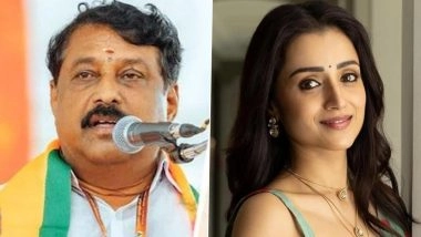 TN BJP Chief Nainar Nagendran Apologises to Trisha Krishnan Over Derogatory Remark Also Involving Thalapathy Vijay