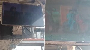 social-viral-Bihar: Obscene Bhojpuri Song Blasts on Siwan Railway Station TV, Video Goes Viral