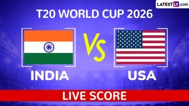 IND 126/7 in 17.1 Overs | India vs USA Live Score Updates, T20 World Cup 2026 Match 3: Suryakumar Yadav Slams Fifty