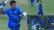 17-Year-Old Faisal Shinozada Brings Out Cristiano Ronaldo's SIUU Celebration After Scoring Century IND vs AFG U19 World Cup 2026 Semi-Final