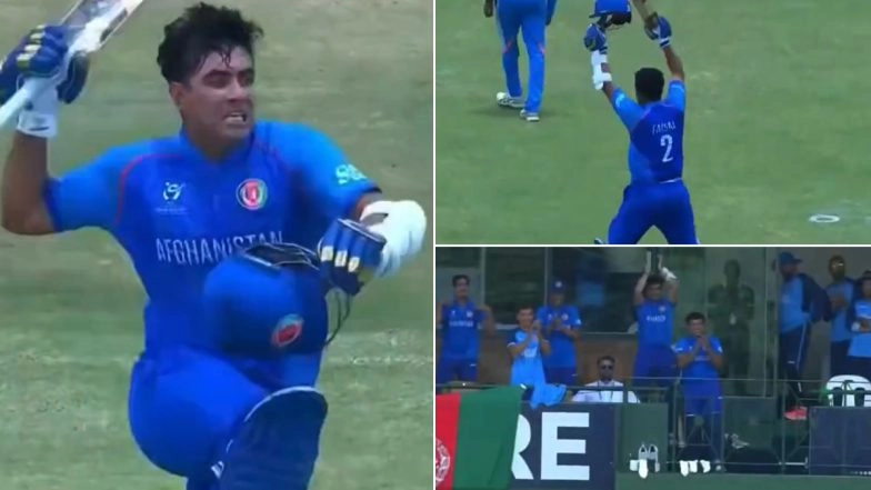 17-Year-Old Faisal Shinozada Brings Out Cristiano Ronaldo's SIUU Celebration After Scoring Century IND vs AFG U19 World Cup 2026 Semi-Final